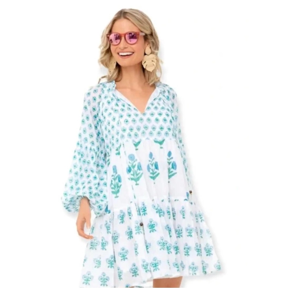 Oliphant Provence Balloon Sleeve Dress
